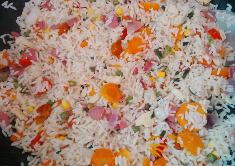 Simple Way to Make Homemade Chinese fried rice