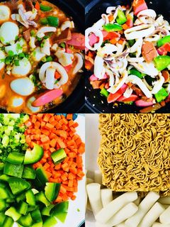 Hình của món Lẩu Tokbokki.