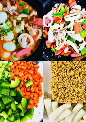 Hình của món Lẩu Tokbokki.