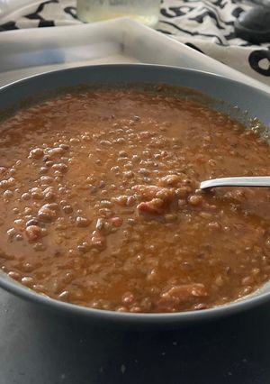 Una foto de Lentejas con chorizo - Monsieur Cuisine