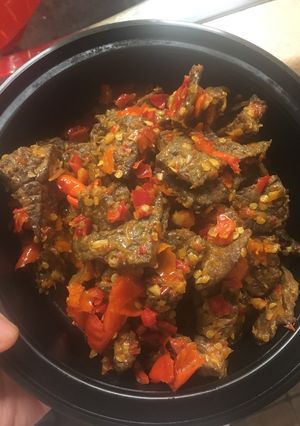 Foto resep Paru pedas level 50