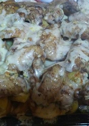 Tepsis csirkeszárny :) recept fotója