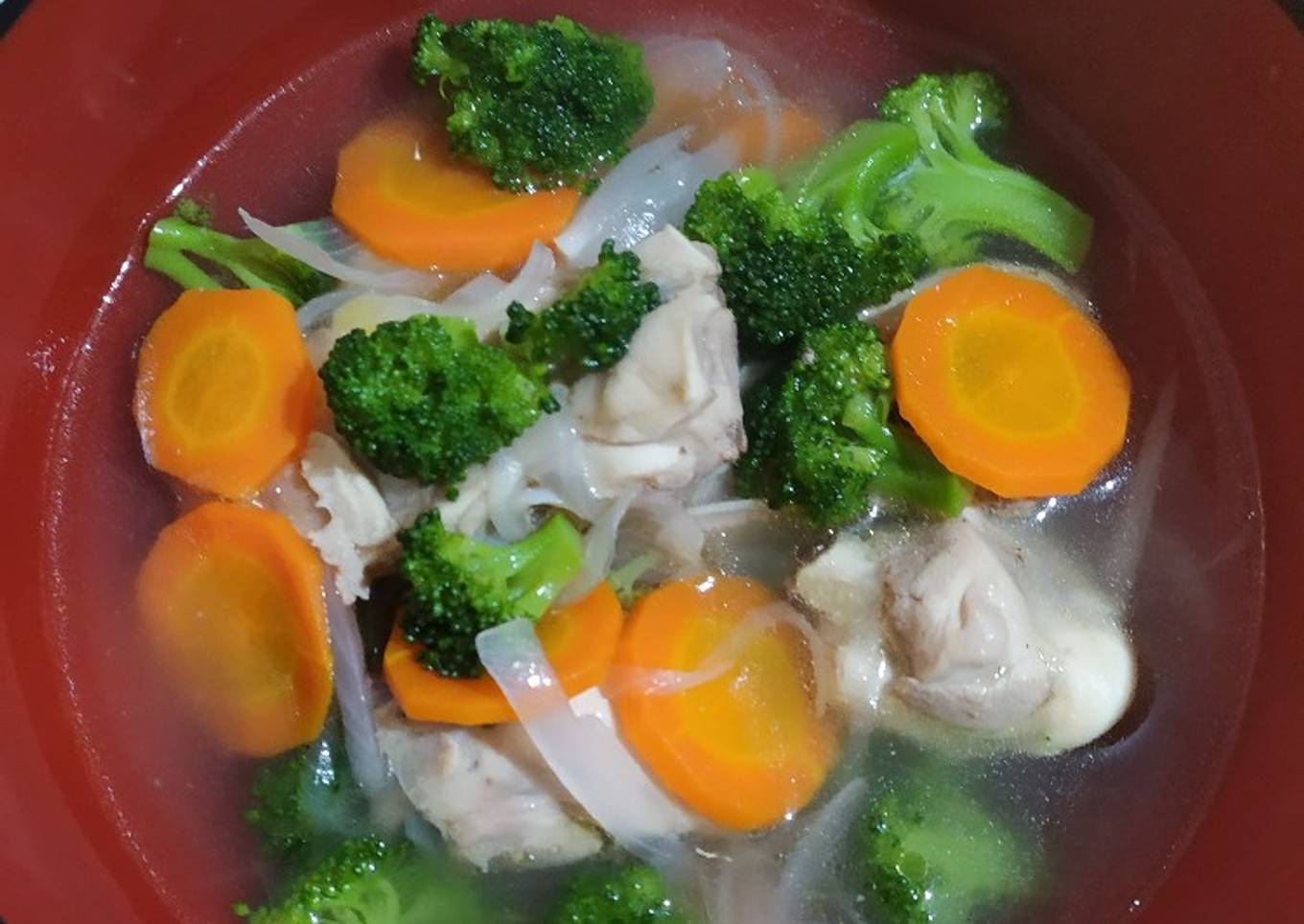 Sup ayam brokoli simpel