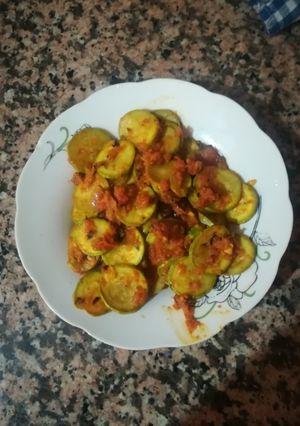 صورة لوصفة قرع اخضر مشرمل