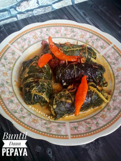 Foto resep Buntil Daun Pepaya