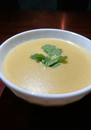 A picture of Banana, potato soup.