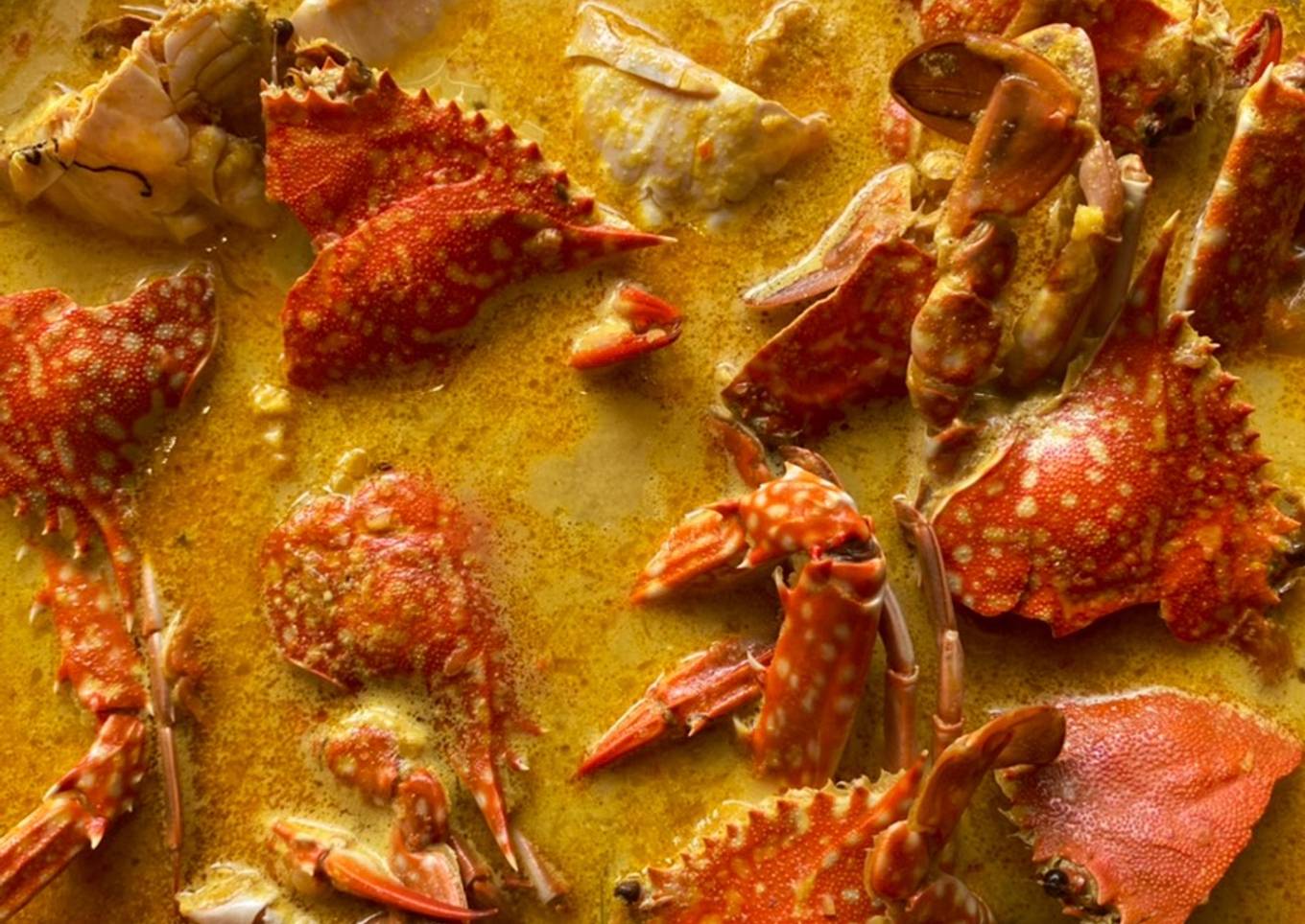 Kepiting Kuah Santan Pedas