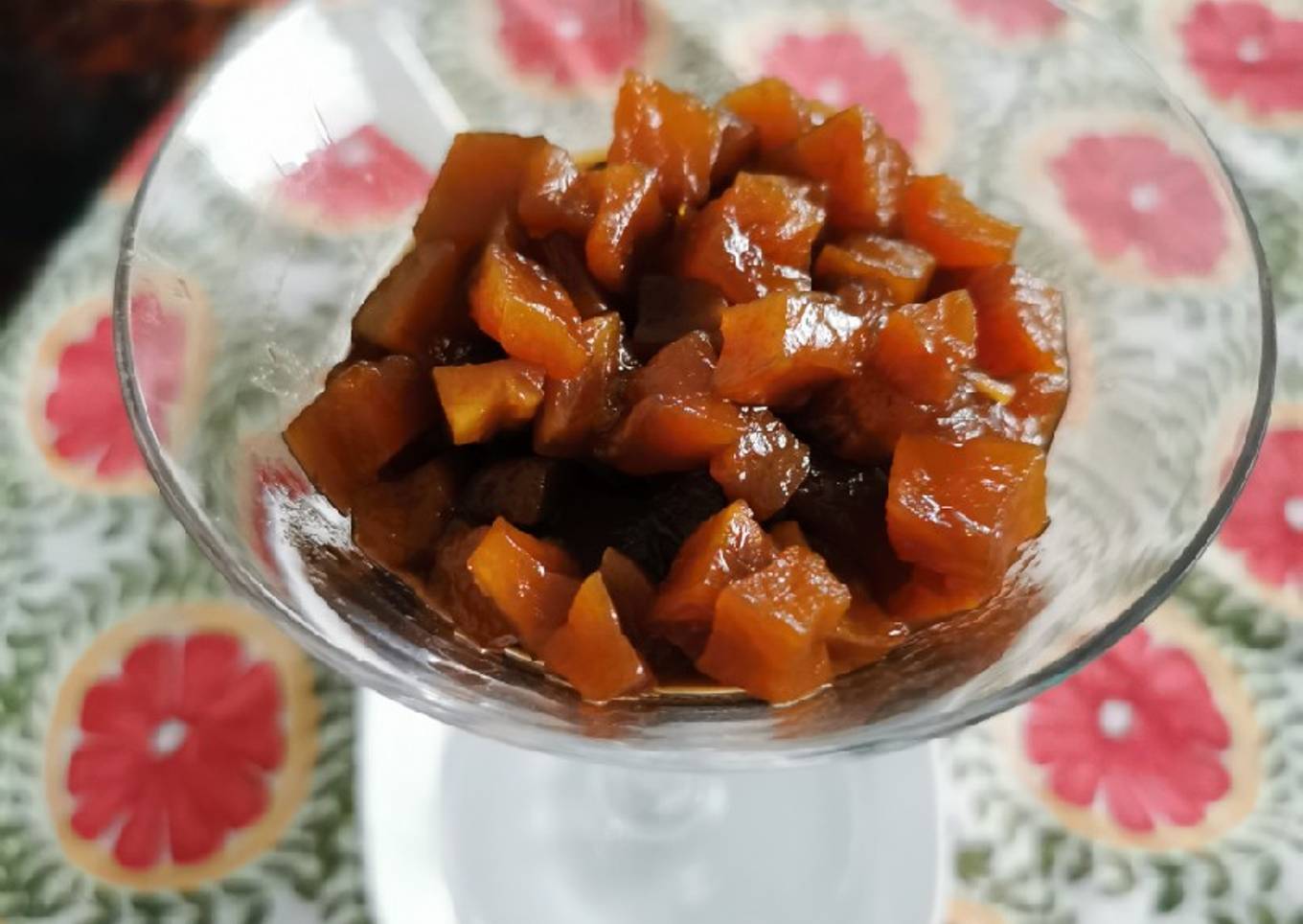 Calabaza en tacha con aromas de buñuelo