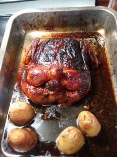 Una foto de Pollo relleno