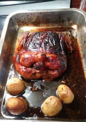 Una foto de Pollo relleno