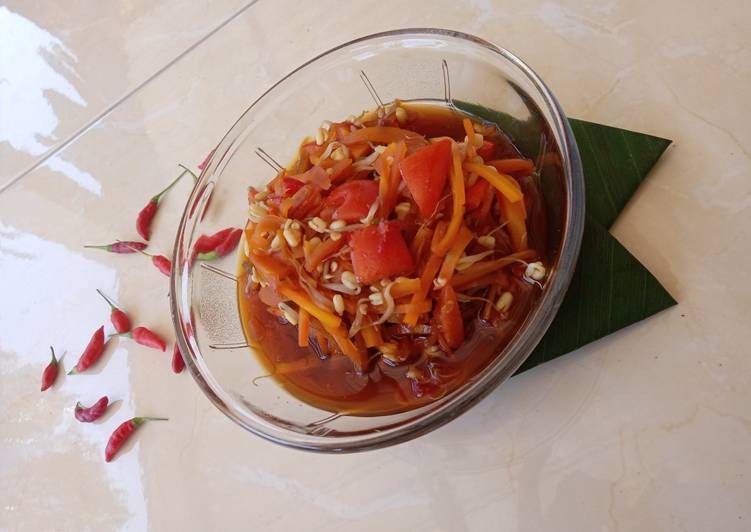 Rujak Wortel Pedas Manis