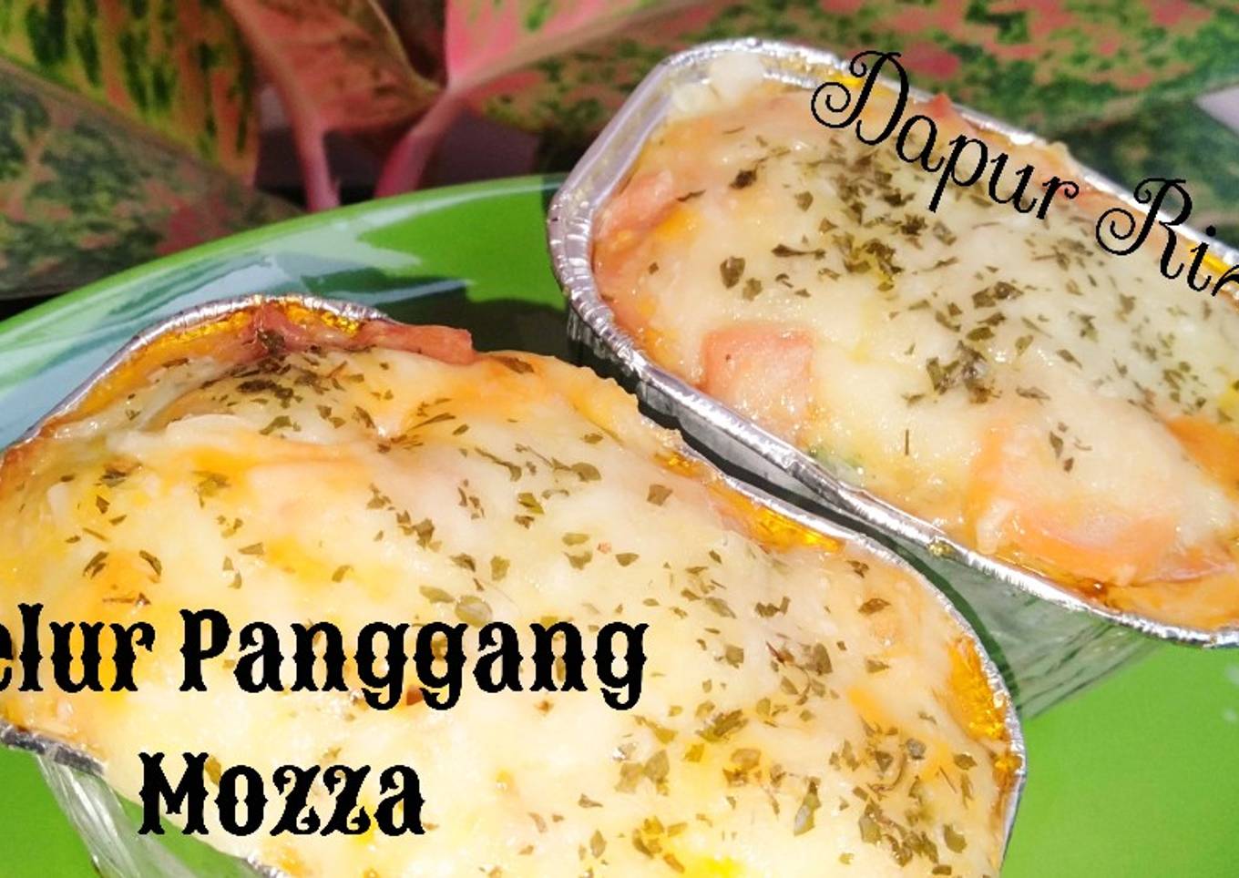 Telur Panggang Mozza Keto