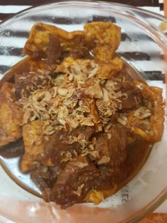 Foto resep Krengsengan daging & tahu