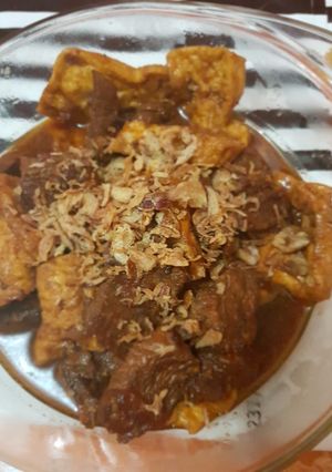 Foto resep Krengsengan daging & tahu