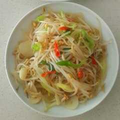 A picture of Tumis Tauge.