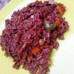 A picture of Cinnamon rice.