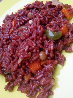 A picture of Cinnamon rice.