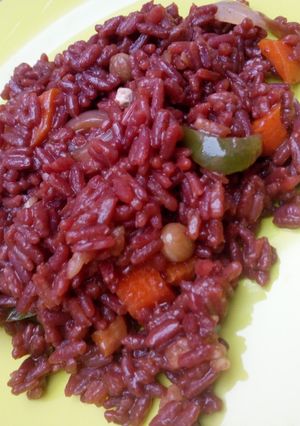 A picture of Cinnamon rice.