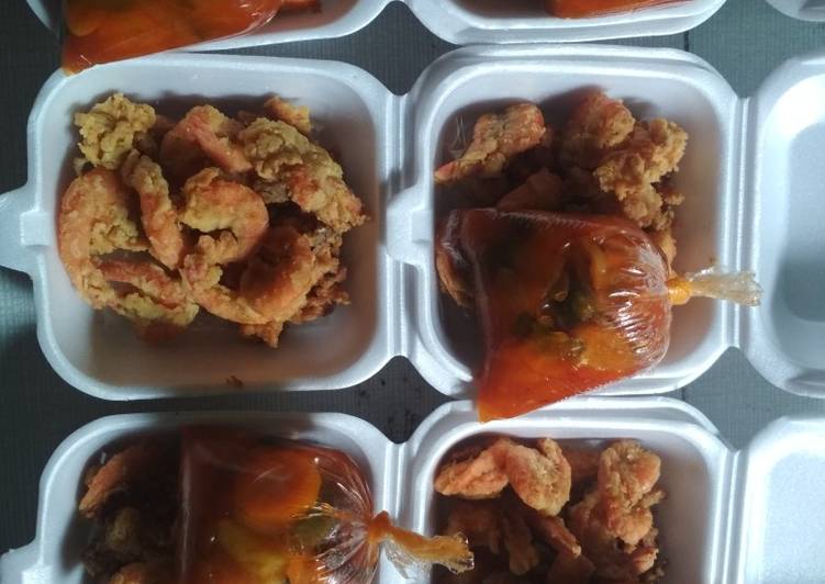 Cara Menyiapkan Udang saus asam manis Anti Gagal