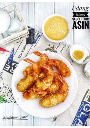 Foto resep Udang tepung saus telur asin