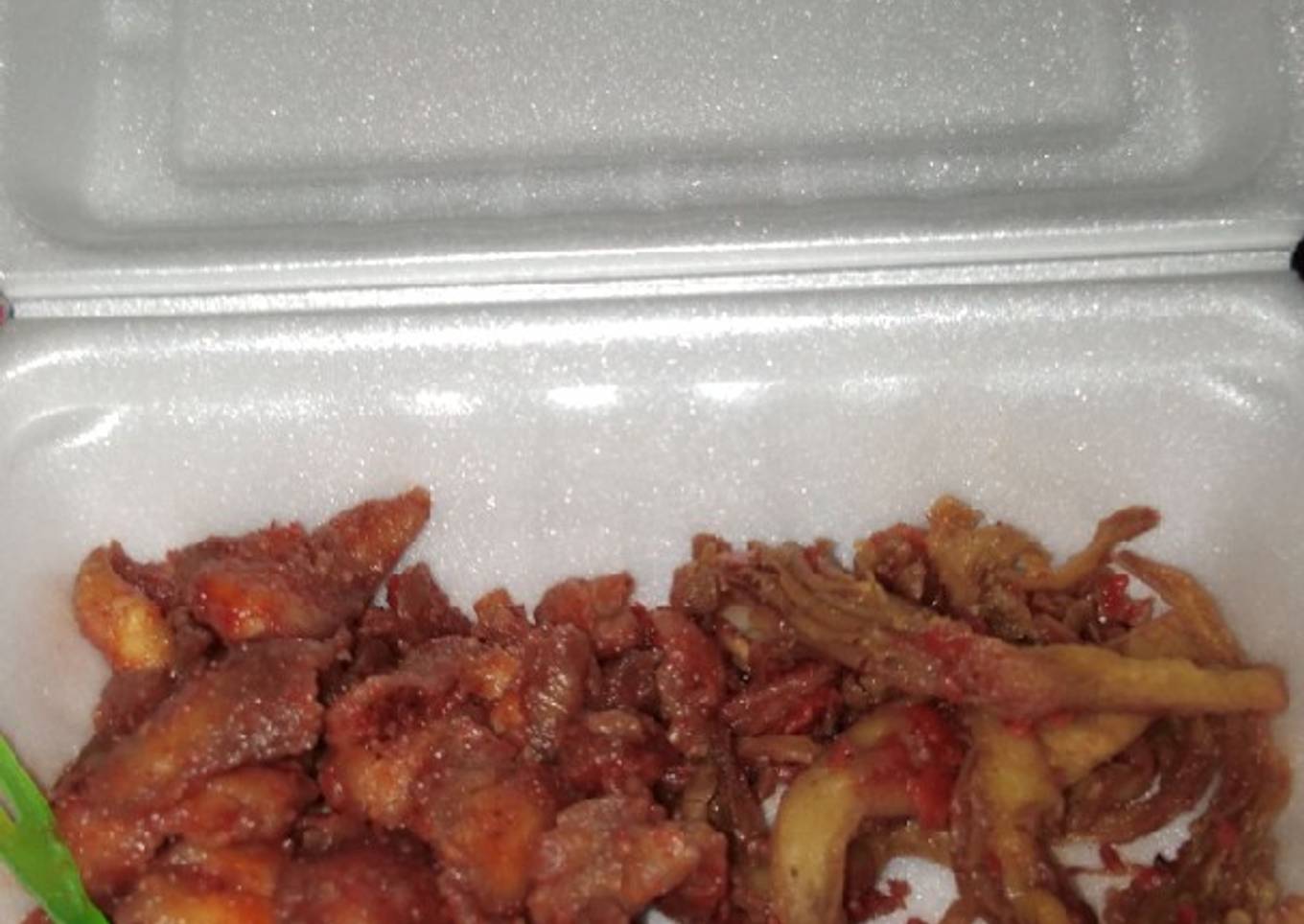 Ayam jamur balado