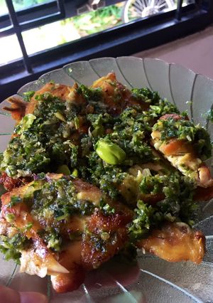 Foto resep Ayam Goreng Cabe Ijo Pete