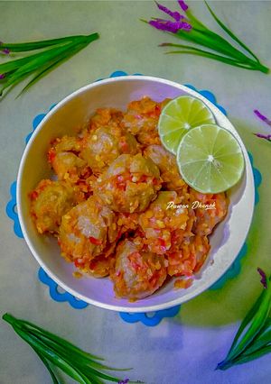 Foto resep Pentol pedas