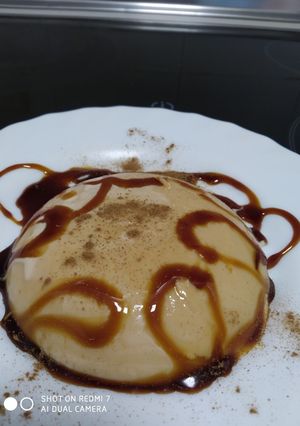 Una foto de Panacotta de dulce de leche con canela