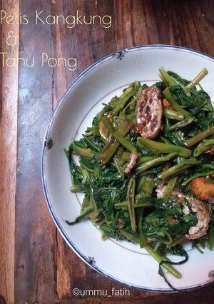 Foto resep Petis Kangkung & Tahu Pong