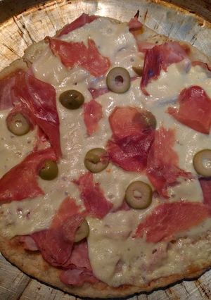 Una foto de Masa para pizza o pan con harina integral