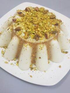 صورة لوصفة مهلبية بالبسكوت
