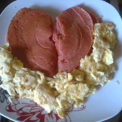 A picture of Pancake and Scrambled Eggs.