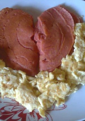 A picture of Pancake and Scrambled Eggs.