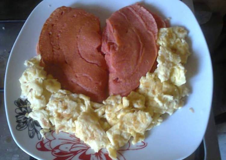 Pancake And Scrambled Eggs Recipe By Efosa Mejs Catering Abj Mom39 Cookpad