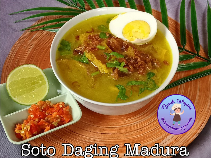 Ini dia! Resep praktis membuat Soto Daging Madura  menggugah selera