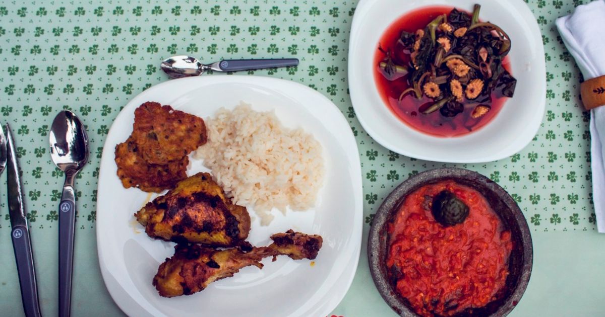 Masakan nusantara, Ayam bakar Padang