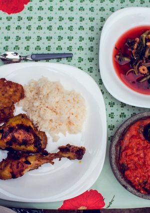 Foto resep Masakan nusantara, Ayam bakar Padang