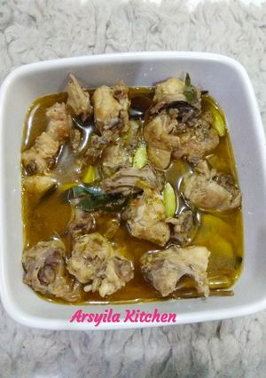 Foto resep Punggung ayam petai kuah sambel ijo