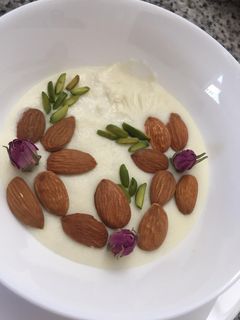 عکسی از دستور حریره بادام (مخصوص بچه)👶