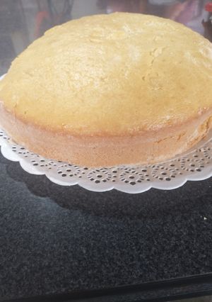 Una foto de Bizcochuelo de vainilla y limón!