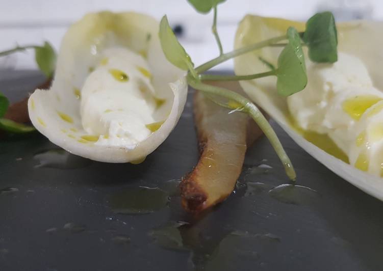 Step-by-Step Guide to Prepare Homemade Goats curd and chicory salad