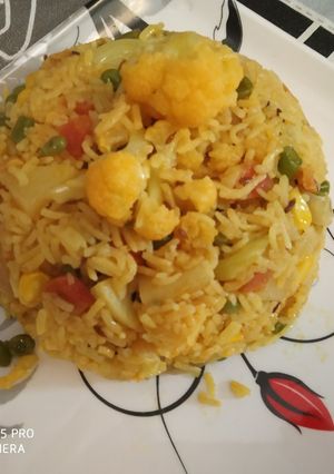 A picture of Veggies Pulao.