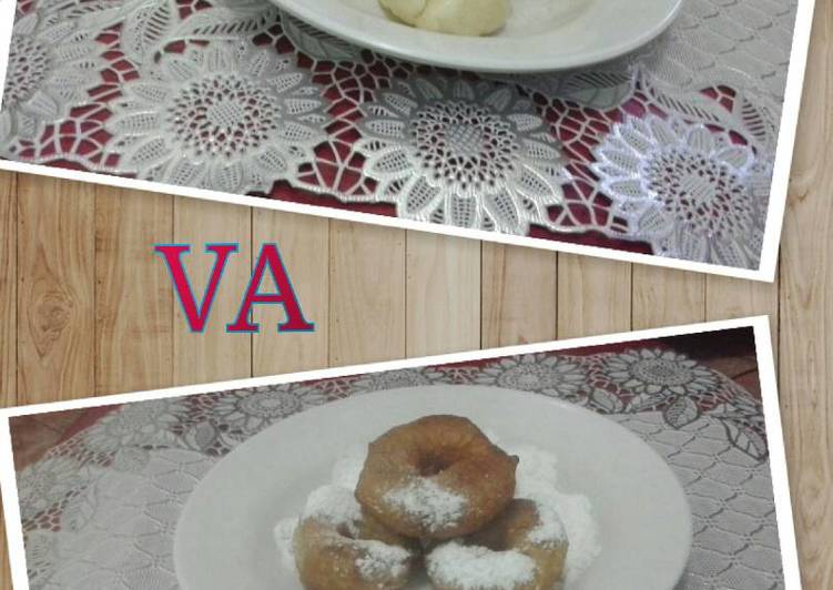 Bakpao Mini Isi dan Donat Pisang Mini (adonan 2 in 1) (no egg)