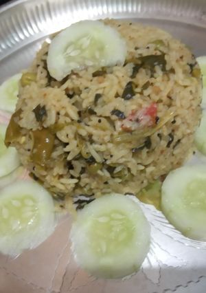 A picture of Methi Matar Pulao.