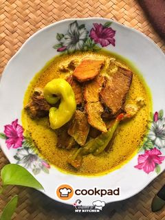 Gambar Daging Salai Masak Lemak Cili Api Simple