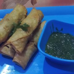 A picture of Veg spring rolls.