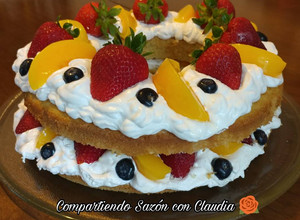Una foto de Pastel de piña🌹