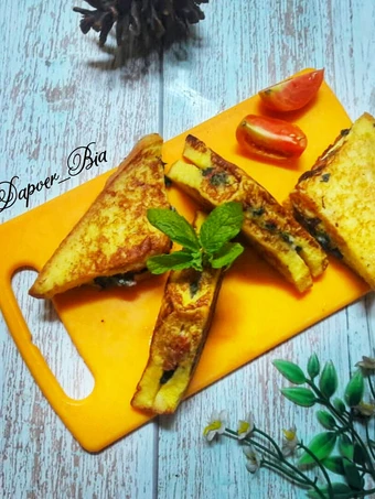 Cara Gampang Membikin Resep Roti Panggang isi Bayam Merah-Kornet yang Menggugah Selera Anti Ribet, Mantap Sekali