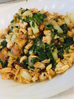 A picture of Sautéed Tofu and Pechay in Bulgogi Dressing.