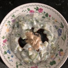 A picture of Cucumber salad.